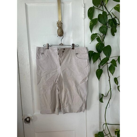 Rafaella sport women’s size 12 beige shorts - Picture 1 of 9